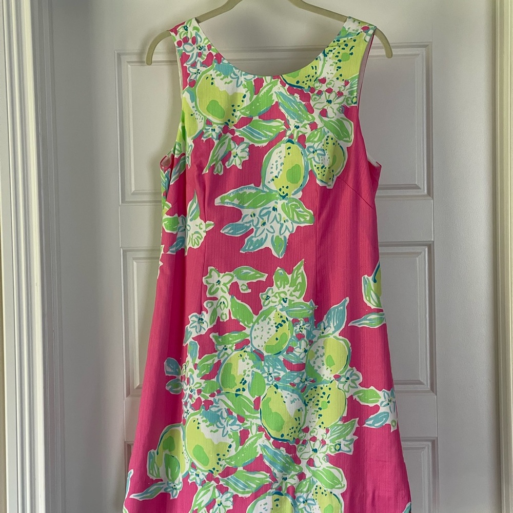 Lilly Pulitzer Pink and White Dress. No smoking, no pets.